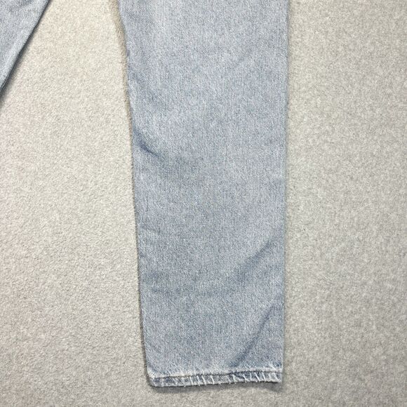 Vintage Wrangler Jeans Men’s 33x30 Light Wash Made in USA 96501 Distressed Y2K - Picture 11 of 16